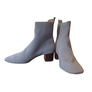 Everlane Women’s The Glove Boot ReKnit Ankle Boots Gray Size 8
